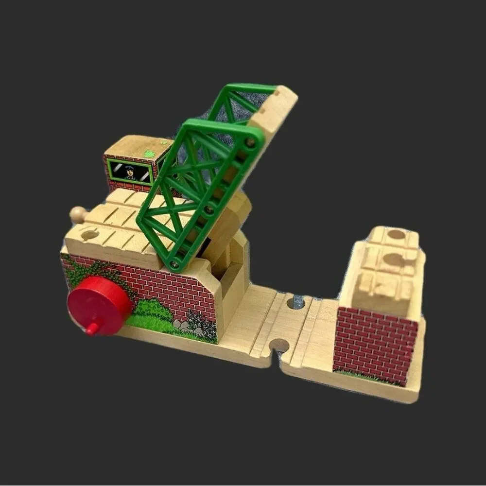 Thomas & Friends Wooden Train Bridge Lifting with Details RETIRED